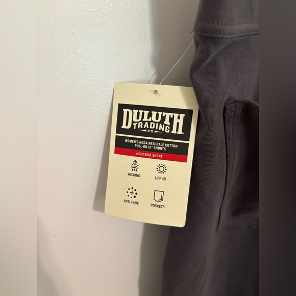 NWT Deluth Trading Company Womens NoGA Natural Cotton Pull-On 10” Shorts Medium - Picture 4 of 9